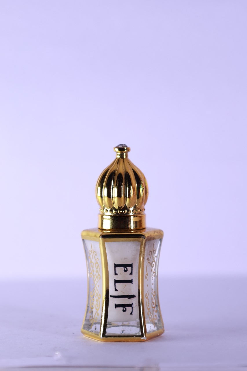 Elif 6ml attar bottle in purple glass